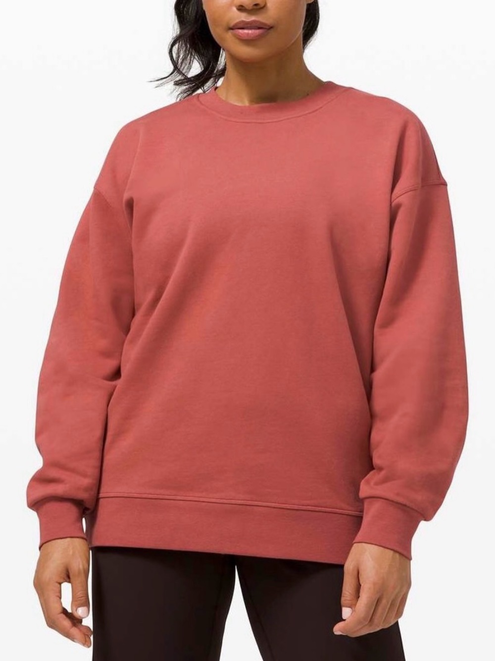 Lululemon Terracotta Pink Crewneck